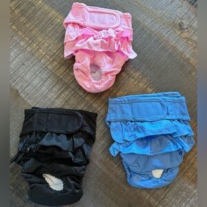 NWOT Washable Puppies Dogs Diapers for Period Heat Panties Excitable Urination